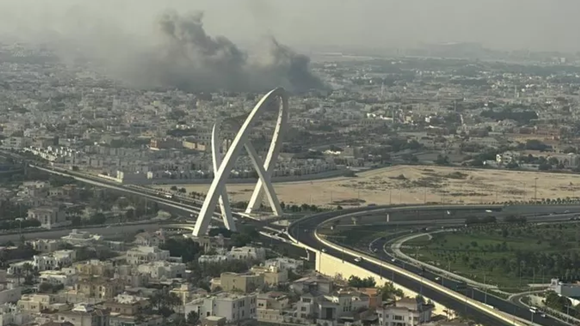 Khói tại hiện trường vụ nổ ở Doha - Sputnik Việt Nam, 1920, 09.09.2025