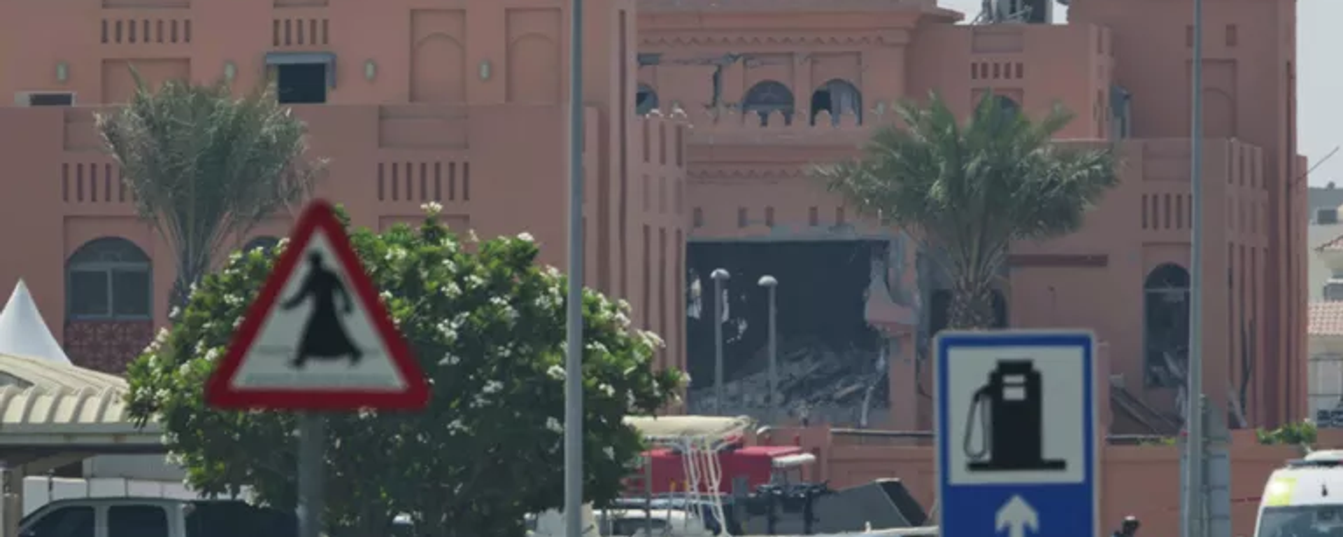Sự tàn phá ở Doha sau cuộc tấn công - Sputnik Việt Nam, 1920, 11.09.2025