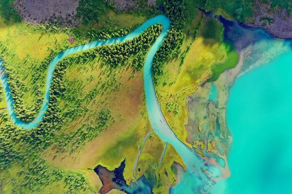 Ảnh &quot;Màu ngọc lam&quot; của nhiếp ảnh gia Pavel Ivshina, tác phẩm đoạt giải đặc biệt &quot;Vật thể nghệ thuật tự nhiên&quot; cuộc thi ảnh &quot;Đất nước đẹp nhất&quot; lần thứ 11 - Sputnik Việt Nam