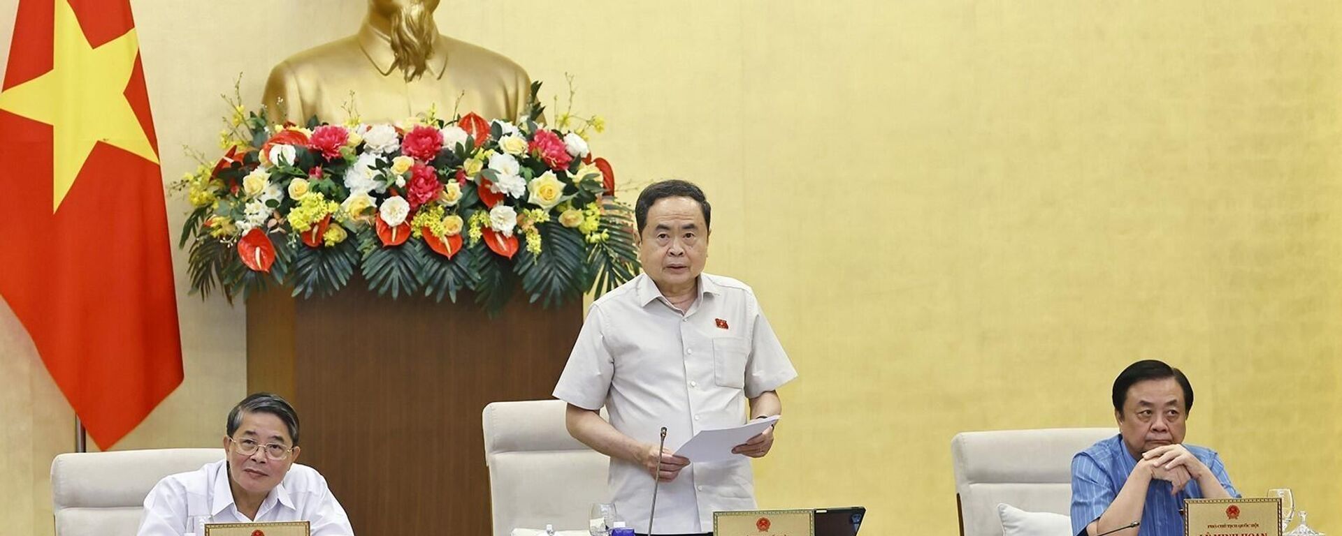  Chủ tịch Quốc hội Trần Thanh Mẫn phát biểu
 - Sputnik Việt Nam, 1920, 12.09.2025