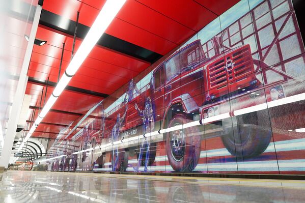 Ga “ZIL” thuộc tuyến Troitskaya của hệ thống tàu điện ngầm Moskva - Sputnik Việt Nam