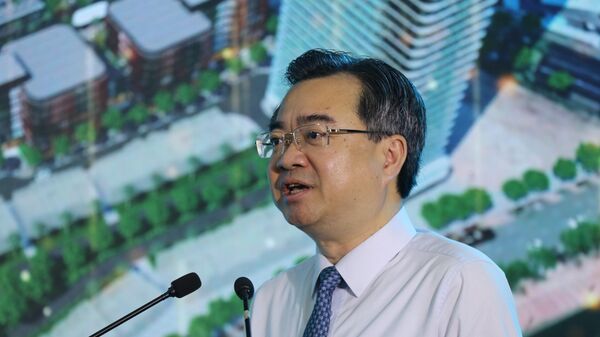 Trưởng Ban Chính sách, chiến lược Trung ương Nguyễn Thanh Nghị phát biểu tại Diễn đàn
 - Sputnik Việt Nam