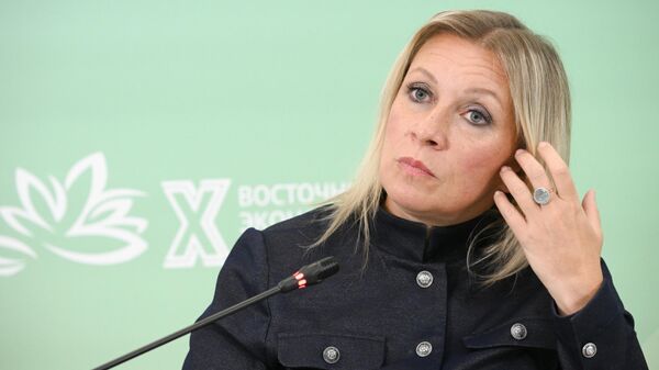 Đại diện chính thức của Bộ Ngoại giao Nga, bà Maria Zakharova - Sputnik Việt Nam