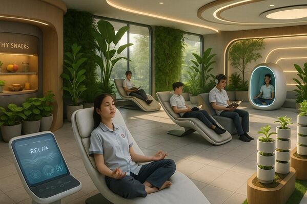 Không gian học tập mở kết hợp nghỉ ngơi - Sputnik Việt Nam