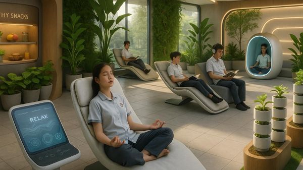 Không gian học tập mở kết hợp nghỉ ngơi - Sputnik Việt Nam