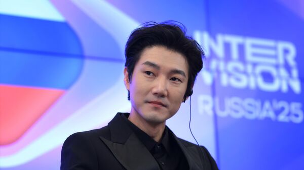 Họp báo của những người tham gia cuộc thi âm nhạc quốc tế Intervision - Sputnik Việt Nam