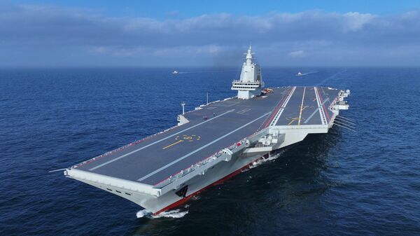 Tàu sân bay thứ ba Phúc Kiến của Trung Quốc - Sputnik Việt Nam