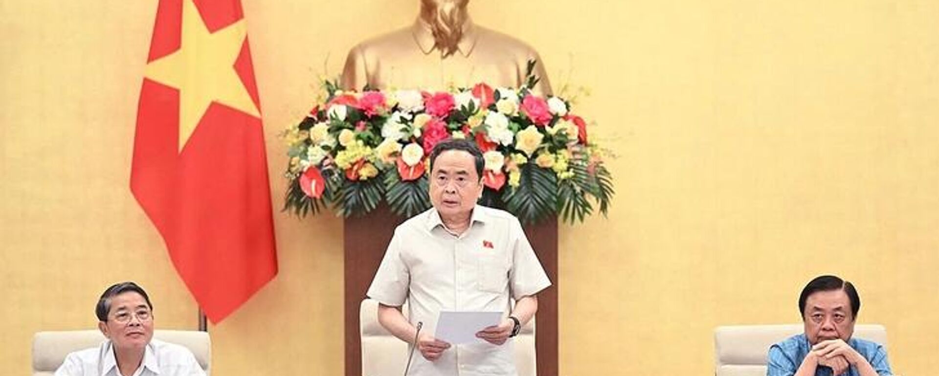 Chủ tịch Quốc hội Trần Thanh Mẫn điều hành một phiên họp - Sputnik Việt Nam, 1920, 21.09.2025