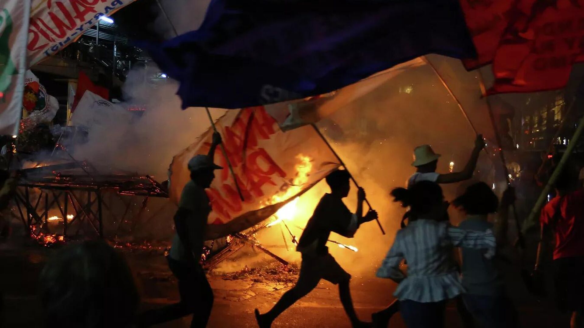 Người biểu tình ở Manila, Philippines Người biểu tình ở Manila, Philippines - Sputnik Việt Nam, 1920, 21.09.2025