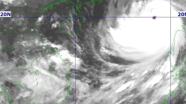 Tin bão khẩn cấp (Cơn bão số 9) lúc 7 giờ ngày 23/9 - Sputnik Việt Nam
