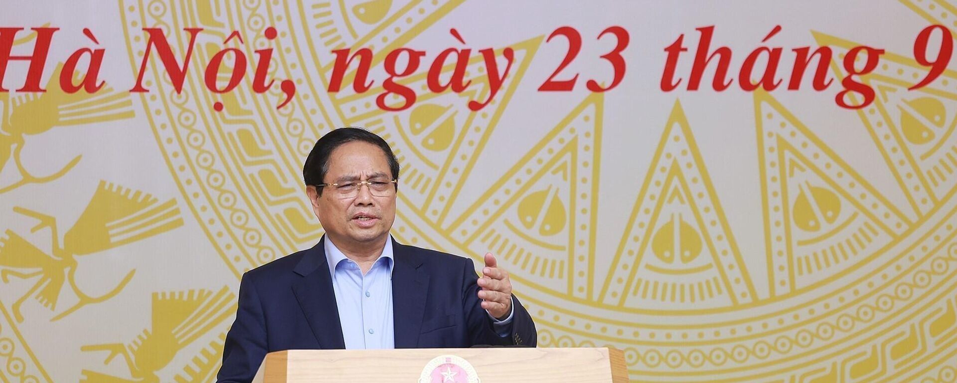 Thủ tướng Phạm Minh Chính chủ trì Phiên họp lần thứ 14 của Ban Chỉ đạo Quốc gia về chống khai thác hải sản bất hợp pháp
 - Sputnik Việt Nam, 1920, 23.09.2025