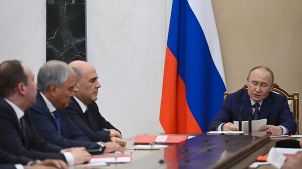 Tổng thống Vladimir Putin đã chủ trì cuộc họp của Hội đồng An ninh Nga - Sputnik Việt Nam