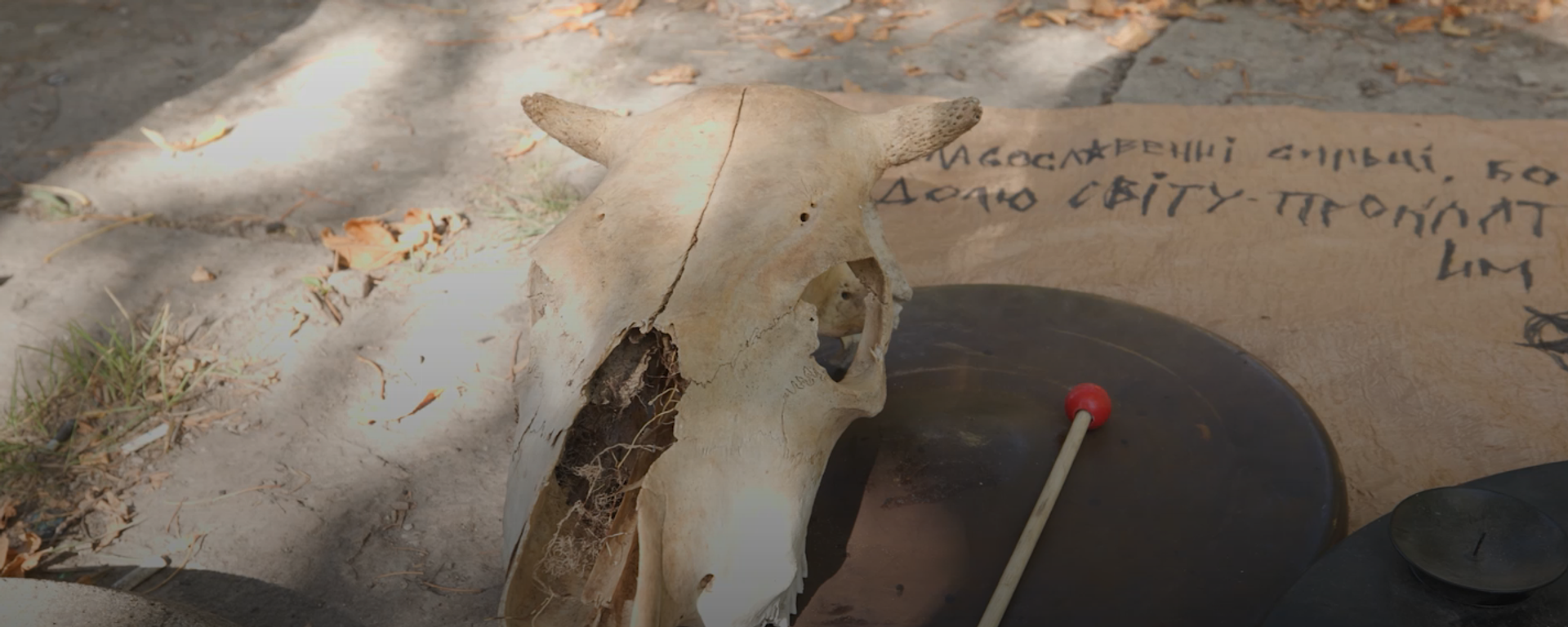 «Tín ngưỡng» của chiến binh tân phát-xít : Có bàn thờ Satan tại căn cứ cũ của Ukraina ở DNR - Sputnik Việt Nam, 1920, 24.09.2025