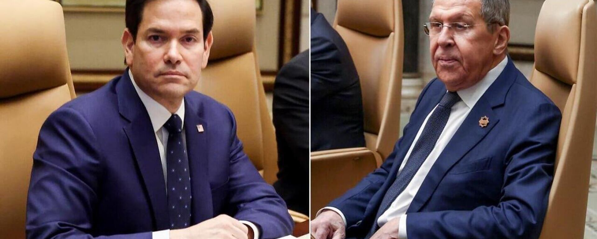 Ngoại trưởng Nga Sergey Lavrov và Ngoại trưởng Mỹ Marco Rubio - Sputnik Việt Nam, 1920, 20.10.2025