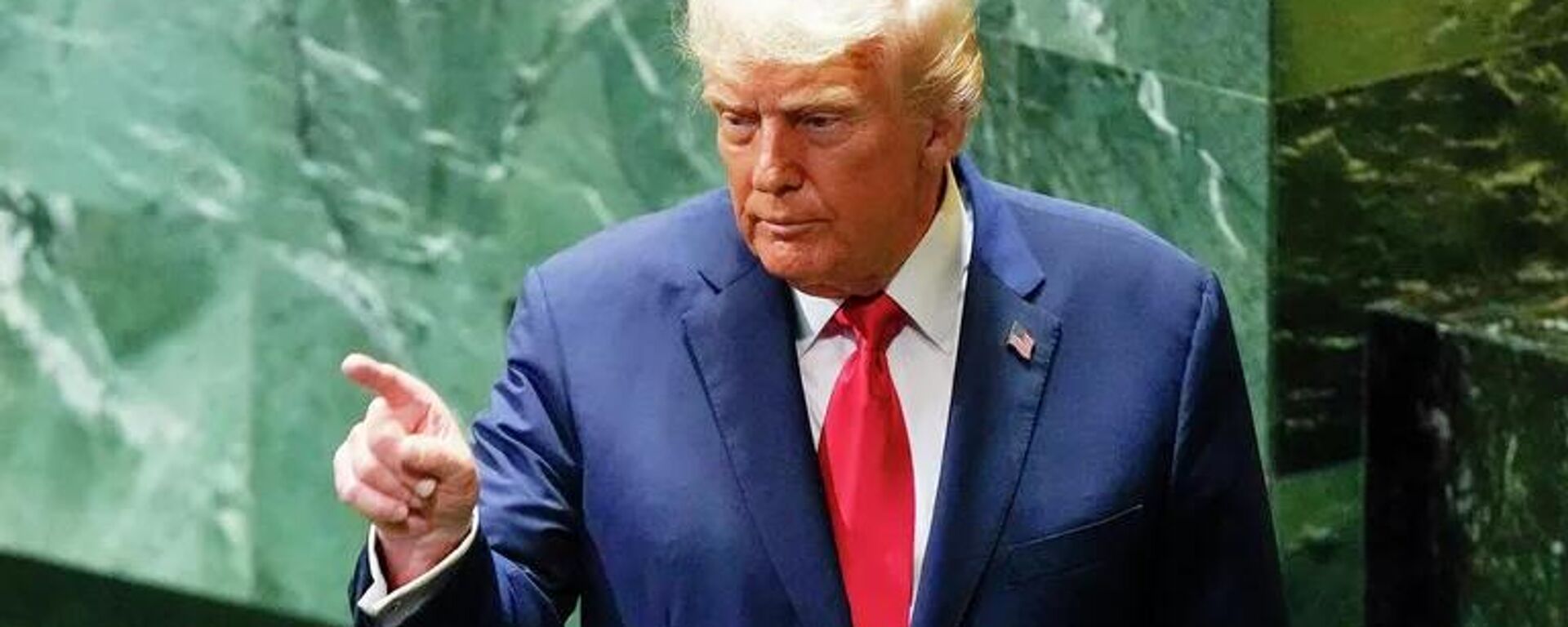 Tổng thống Hoa Kỳ Donald Trump tại Đại hội đồng Liên Hợp Quốc - Sputnik Việt Nam, 1920, 30.09.2025