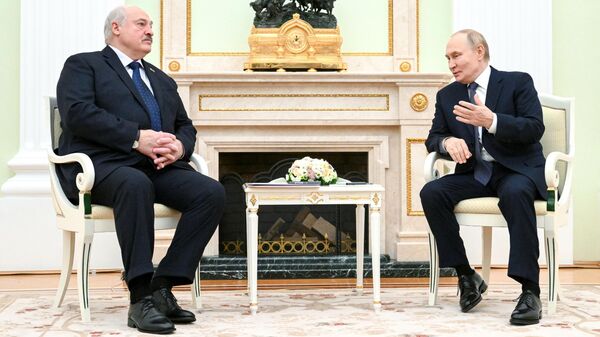 Cuộc gặp của Tổng thống Nga Vladimir Putin với Tổng thống Belarus Alexandr Lukashenko - Sputnik Việt Nam