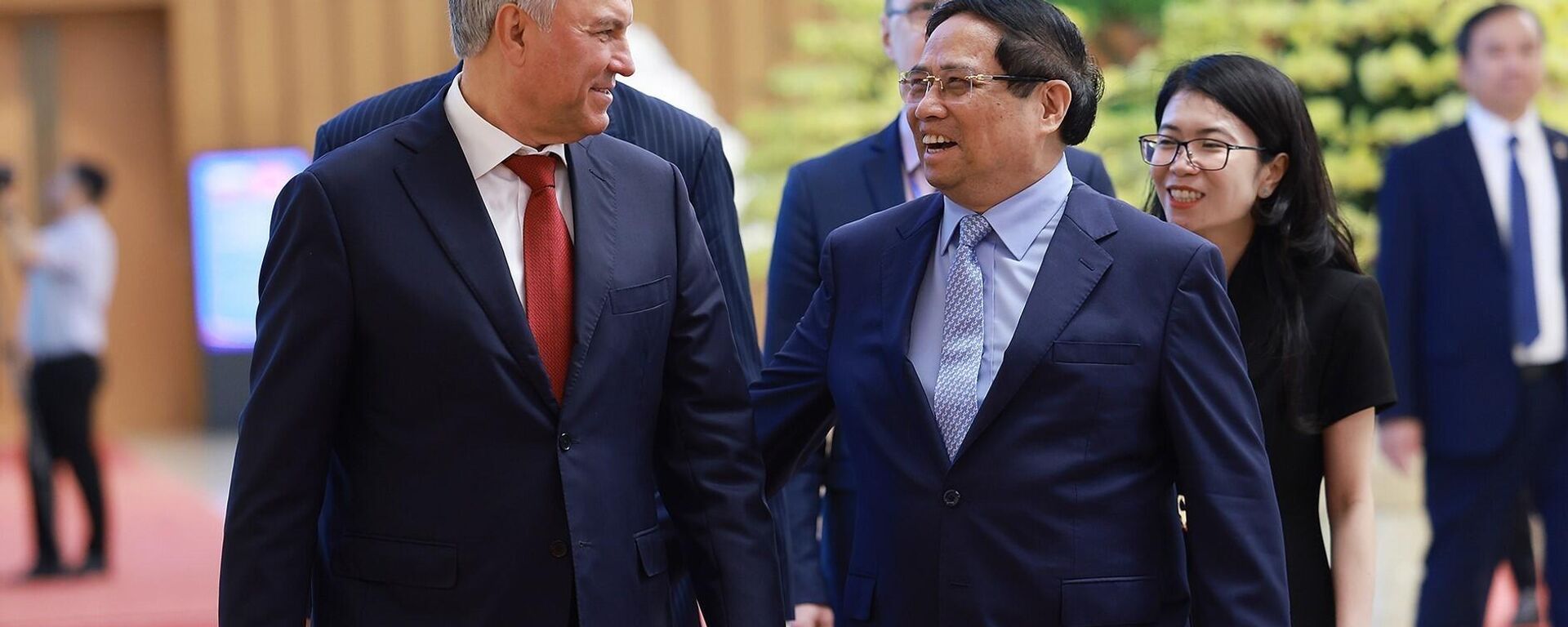 Thủ tướng hội kiến Chủ tịch Duma Quốc gia Quốc hội Liên bang Nga - Sputnik Việt Nam, 1920, 29.09.2025