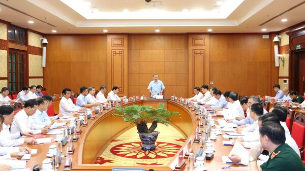 Tổng Bí thư Tô Lâm chủ trì cuộc họp Thường trực Ban Chỉ đạo Trung ương về phòng, chống tham nhũng, lãng phí, tiêu cực
 - Sputnik Việt Nam