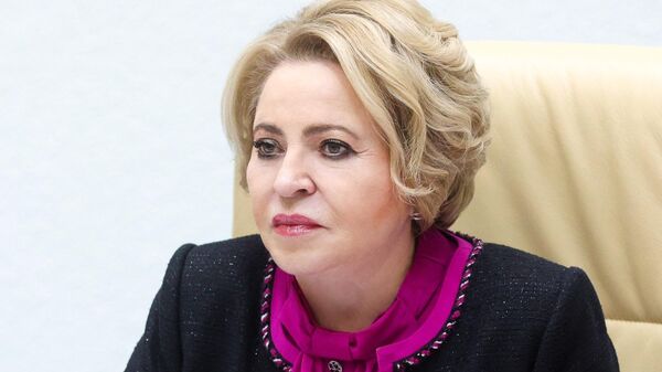 Chủ tịch Hội đồng Liên bang Liên bang Nga Valentina Matvienko - Sputnik Việt Nam