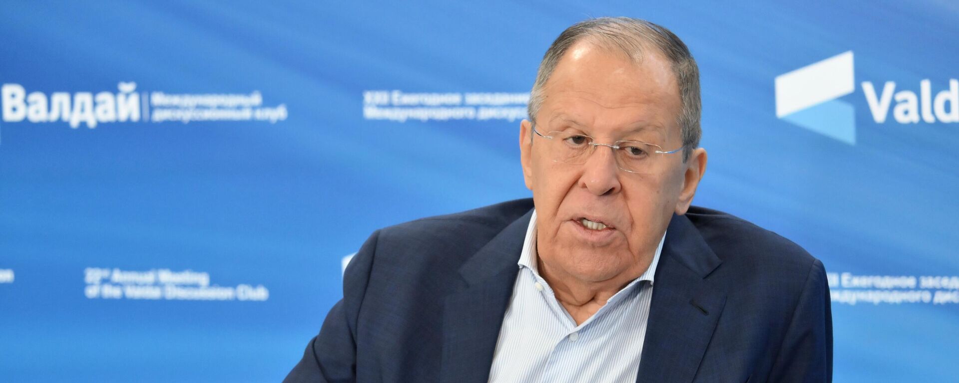 Ngoại trưởng Nga Sergei Lavrov tại Hội nghị thường niên lần thứ XXII của Câu lạc bộ thảo luận quốc tế Valdai ở Sochi - Sputnik Việt Nam, 1920, 30.09.2025