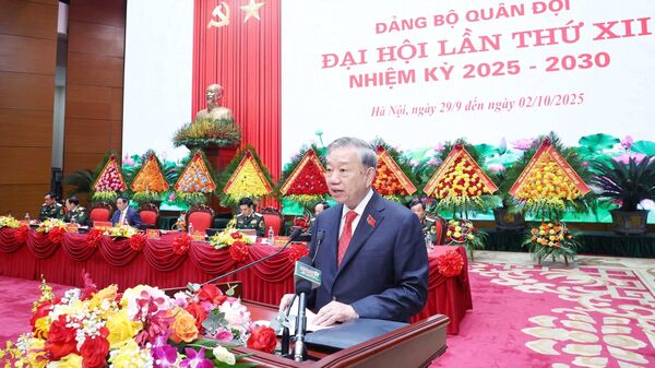 Tổng Bí thư Tô Lâm phát biểu chỉ đạo
 - Sputnik Việt Nam