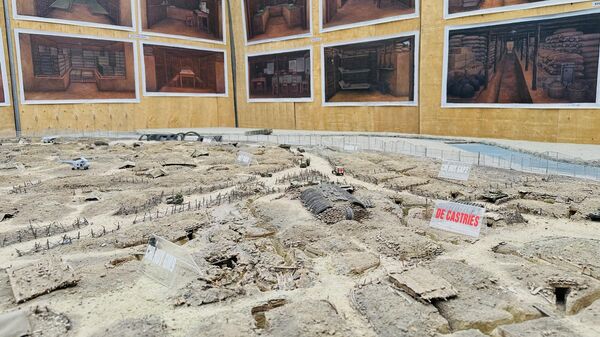 Dự án Bảo tồn, tôn tạo Di tích Trung tâm tập đoàn cứ điểm Điện Biên Phủ tái hiện lại tất cả các hạng mục của Khu Trung tâm tập đoàn cứ điểm Điện Biên Phủ cách đây hơn 70 năm. - Sputnik Việt Nam