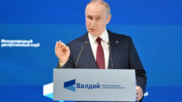 Tổng thống Vladimir Putin tham gia hoạt động của Câu lạc bộ thảo luận Valdai - Sputnik Việt Nam