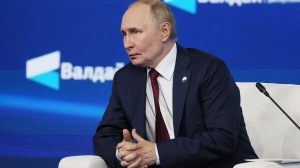Tổng thống Vladimir Putin tham gia hoạt động của Câu lạc bộ thảo luận Valdai - Sputnik Việt Nam