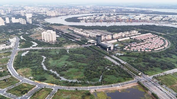 Khu vực bán đảo Thủ Thiêm, nơi được đầu tư phát triển Trung tâm tài chính quốc tế tại Thành phố Hồ Chí Minh
 - Sputnik Việt Nam