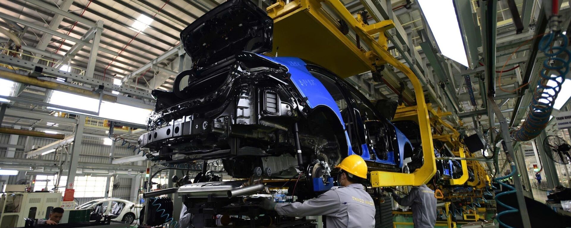 Công ty THACO tại Khu kinh tế mở Chu Lai - Đà Nẵng ứng dụng khoa học công nghệ vào sản xuất
 - Sputnik Việt Nam, 1920, 07.10.2025