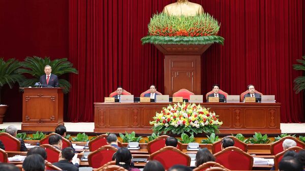 Tổng Bí thư Tô Lâm phát biểu khai mạc Hội nghị lần thứ mười ba, Ban Chấp hành Trung ương Đảng khoá XIII
 - Sputnik Việt Nam