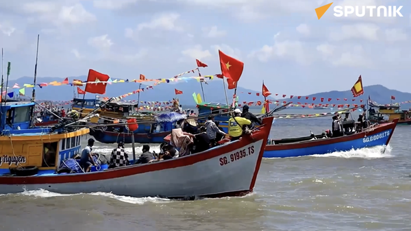 Lễ hội Nghinh Ông Thắng Tam: Hành trình tôn vinh vị thần biển cả của ngư dân Việt Nam - Sputnik Việt Nam