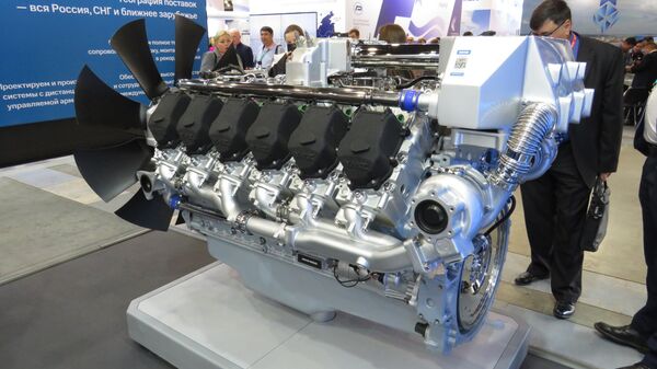 Động cơ diesel thương hiệu YAMZ của Nga  - Sputnik Việt Nam