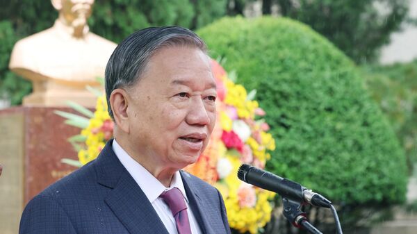 Tổng Bí thư Tô Lâm phát biểu
 - Sputnik Việt Nam