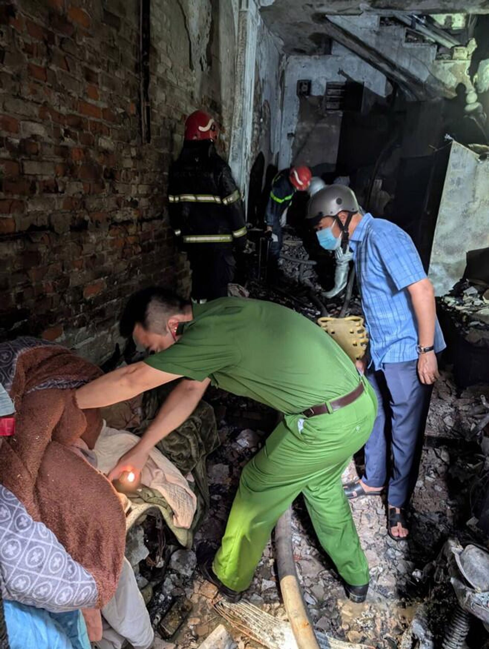 Hiện trường vụ cháy - Sputnik Việt Nam, 1920, 11.10.2025