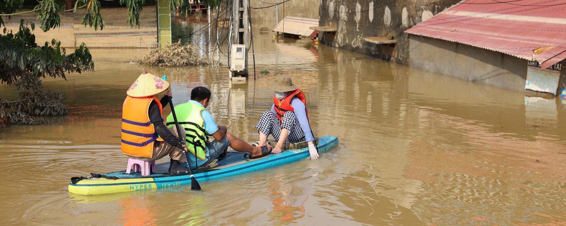 Hà Nội: Lũ sông Cầu xuống chậm, nhiều khu vực vẫn bị ngập sâu - Sputnik Việt Nam, 1920, 12.10.2025