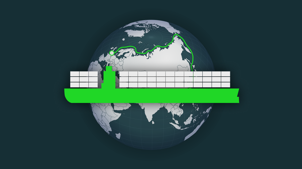 Đồ họa thông tin: Tuyến đường Bắc Cực đầu tiên từ Trung Quốc đến châu Âu - Sputnik Việt Nam