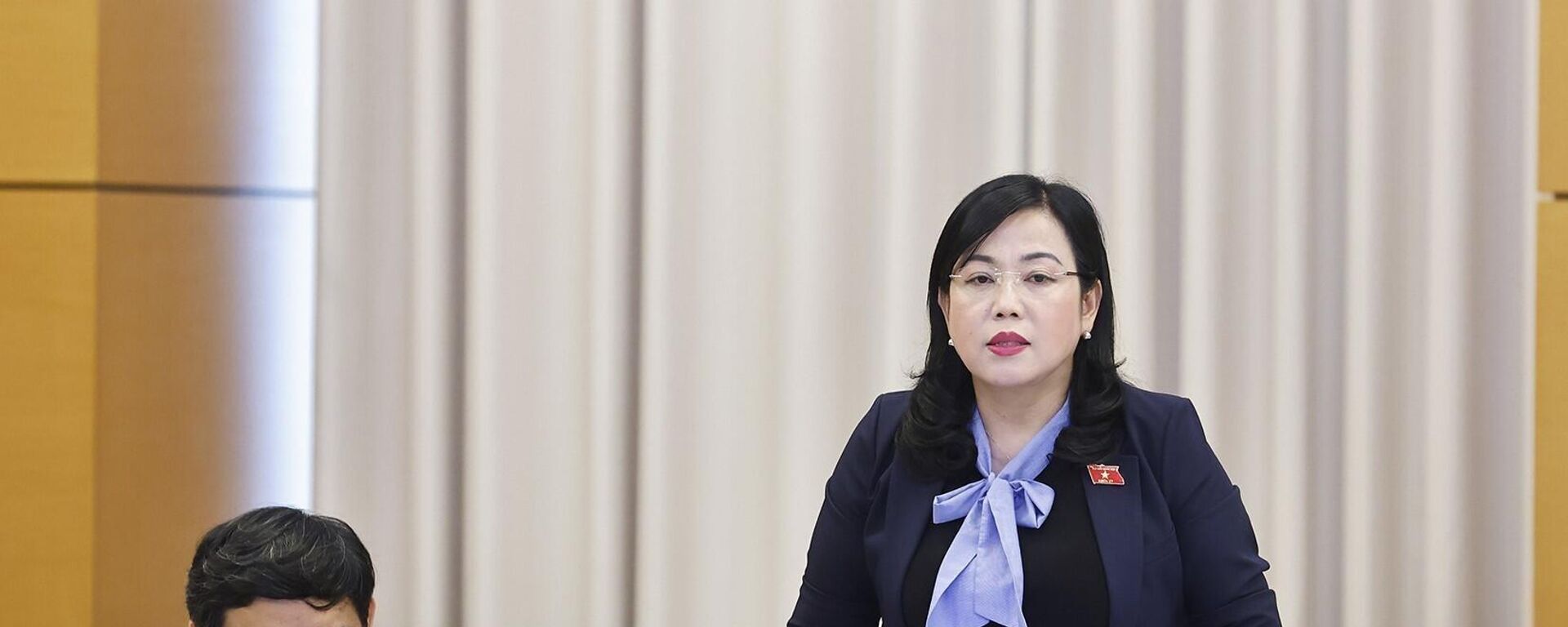 Chủ nhiệm Ủy ban Công tác đại biểu của Quốc hội Nguyễn Thanh Hải phát biểu - Sputnik Việt Nam, 1920, 14.10.2025