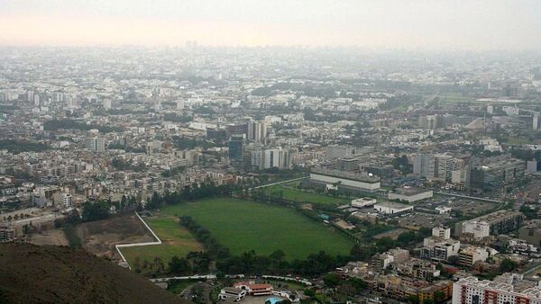 Đường chân trời và cảnh quan thành phố Lima, Peru nhìn từ Santiago de Surco - Sputnik Việt Nam