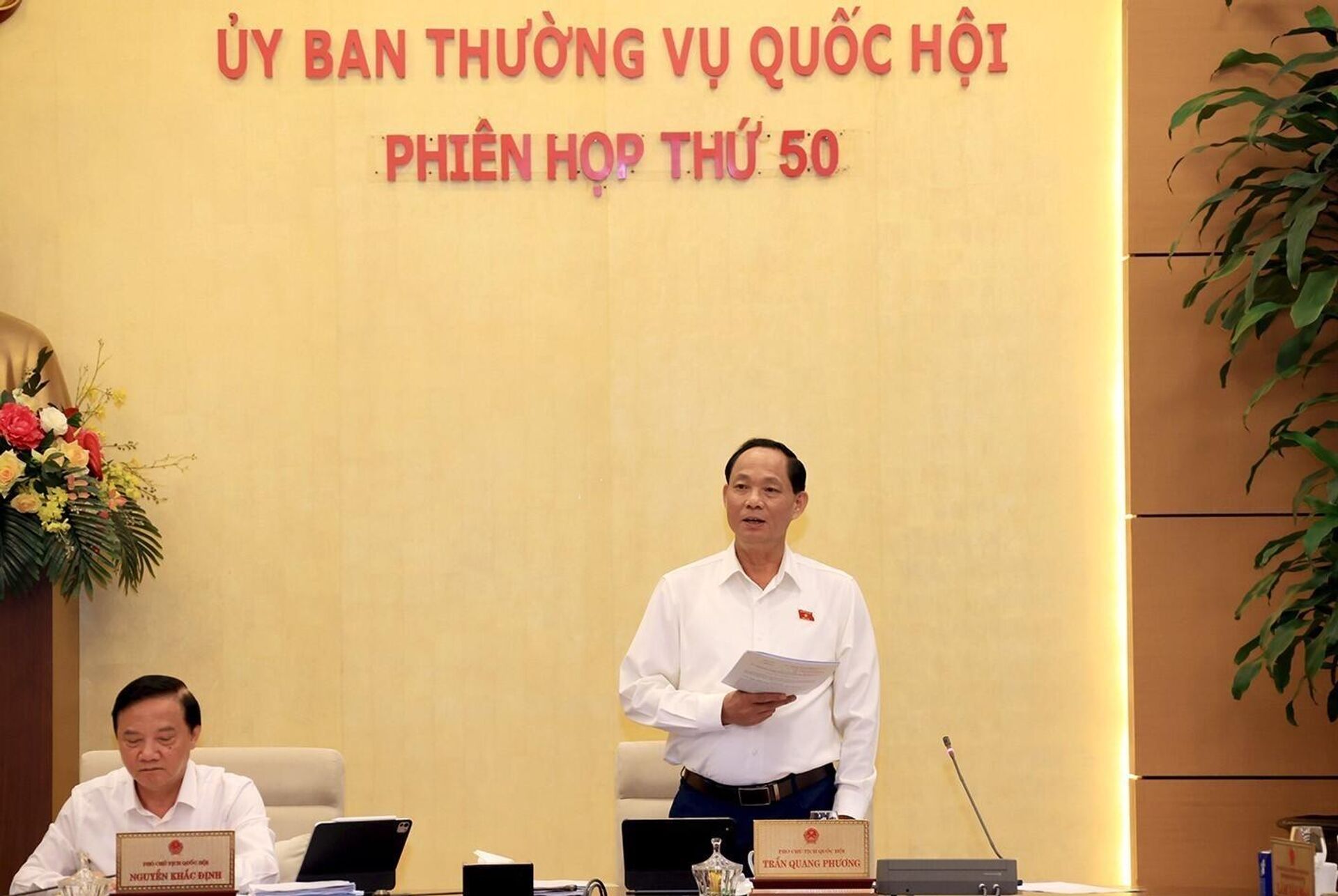 Phó Chủ tịch Quốc hội Trần Quang Phương phát biểu - Sputnik Việt Nam, 1920, 15.10.2025