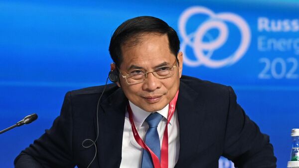 Phó Thủ tướng Việt Nam Bùi Thanh Sơn tại Diễn đàn Quốc tế Tuần lễ Năng lượng Nga - Sputnik Việt Nam