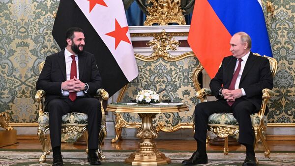 Cuộc gặp giữa Tổng thống Vladimir Putin và Tổng thống Syria Ahmed al-Sharaa - Sputnik Việt Nam