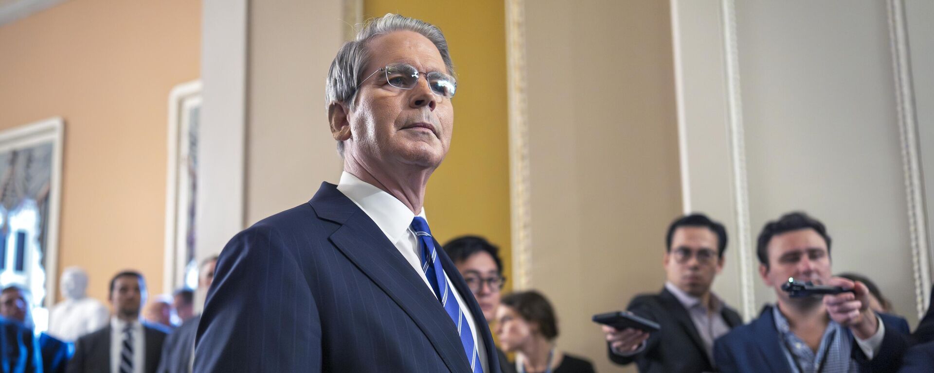 Bộ trưởng Tài chính Mỹ Scott Bessent - Sputnik Việt Nam, 1920, 15.10.2025