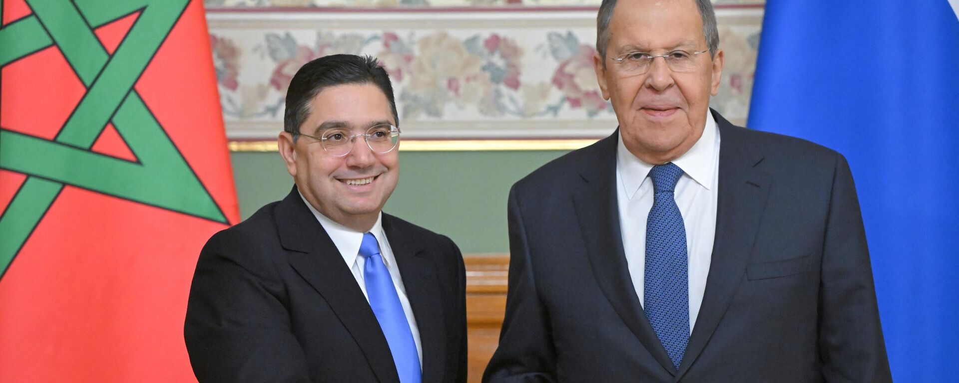 Bộ trưởng Ngoại giao Nga Sergey Lavrov trong cuộc gặp với Bộ trưởng Ngoại giao Maroc Nasser Bourita tại Moskva Bộ trưởng Ngoại giao Nga Sergey Lavrov trong cuộc gặp với Bộ trưởng Ngoại giao Maroc Nasser Bourita tại Moskva - Sputnik Việt Nam, 1920, 16.10.2025