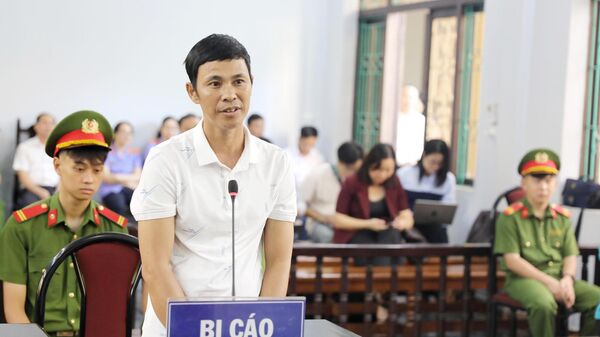 Bị cáo Thái Khắc Thành tại phiên tòa - Sputnik Việt Nam