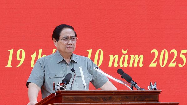 Thủ tướng Phạm Minh Chính chủ trì Hội nghị về về tình hình triển khai các dự án đường cao tốc khu vực Đồng bằng sông Cửu Long
 - Sputnik Việt Nam