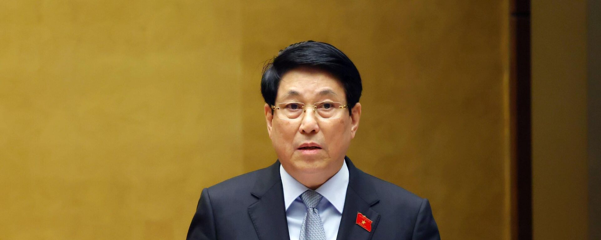 Chủ tịch nước Lương Cường trình bày Báo cáo tổng kết công tác nhiệm kỳ 2021-2026 của Chủ tịch nước - Sputnik Việt Nam, 1920, 29.10.2025