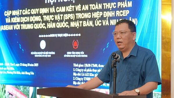 Ông Ngô Xuân Nam thông tin về quy định mới của Trung Quốc - Sputnik Việt Nam