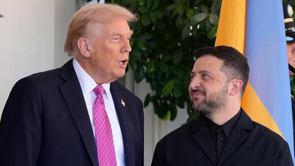Tổng thống Mỹ Donald Trump và Vladimir Zelensky Tổng thống Mỹ Donald Trump và Vladimir Zelensky - Sputnik Việt Nam