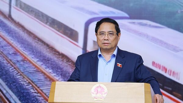 Thủ tướng Phạm Minh Chính kết luận phiên họp lần thứ tư BCĐ các công trình trọng điểm, dự án quan trọng quốc gia lĩnh vực đường sắt - Sputnik Việt Nam